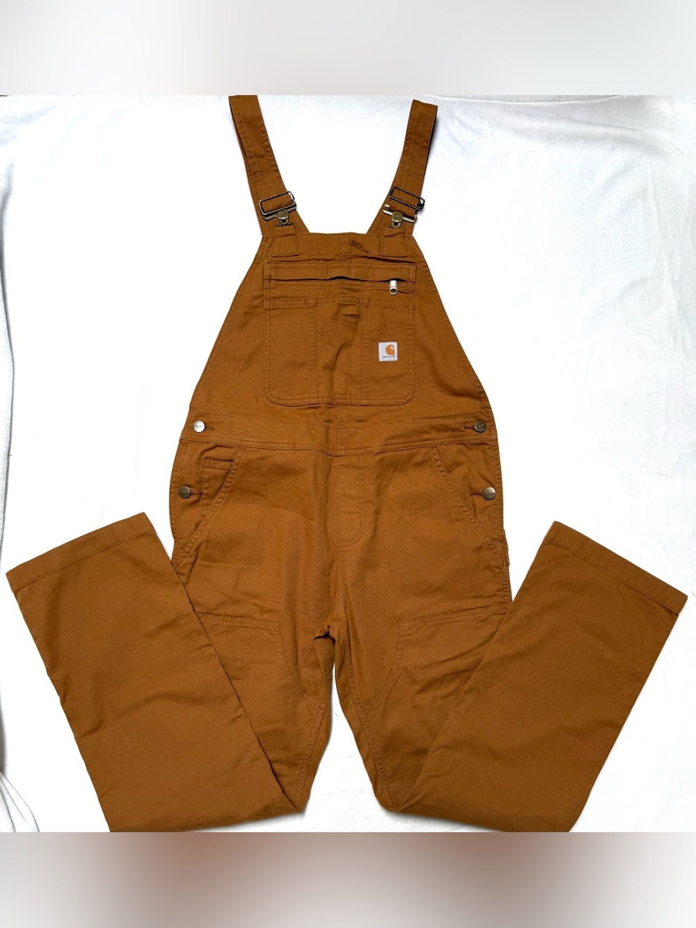Never Worn Carhartt Women's Brown Workwear Overalls Size XS Loose Fit